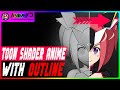 Toon shader anime tutorial with outline in blender