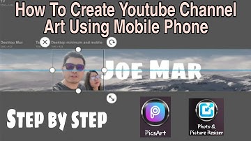 HOW TO CREATE A YOUTUBE CHANNEL ART USING MOBILE PHONE | TAGALOG 🇵🇭
