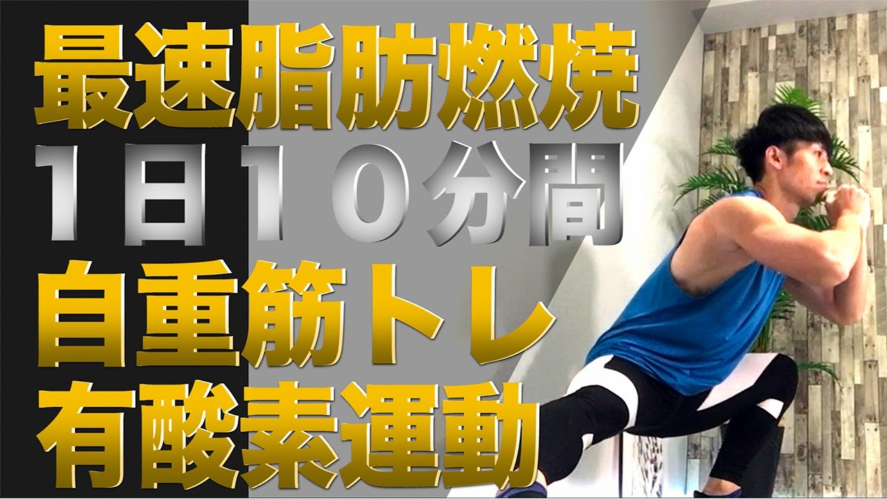 Hiit 脂肪燃焼させるには有酸素運動と筋トレの組み合わせが最強 内臓脂肪を最速で落とすダイエット Youtube