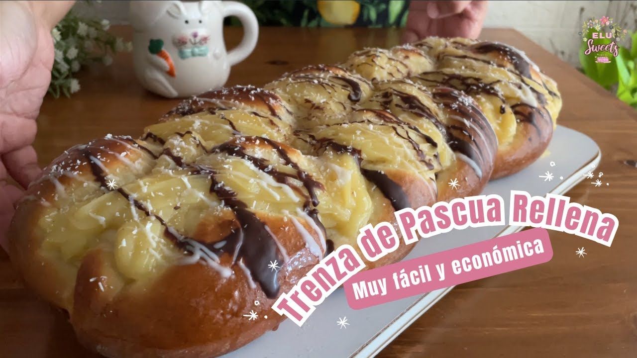 🐰​🐇​Просто и вкусно Фаршированная пасхальная косичка | Элу Свитс