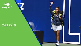 Leylah Fernandez and Emma Raducanu Walk Out | 2021 US Open Final