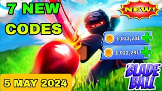 *NEW* ALL WORKING CODES FOR BLADE BALL IN 2024! ROBLOX BLADE BALL CODES