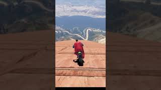 GTA V | Superman High Jump Stunt Motocross MEGA RAMP Vol.345 #Shorts​ #Short #youtubeshorts​