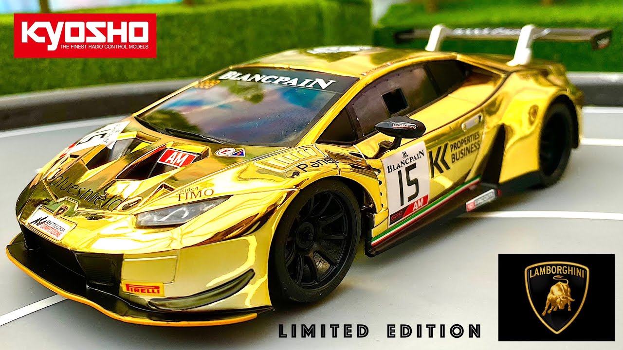 GOLD CHROME - LAMBORGHINI HURACAN GT3 **RARE LIMITED EDITION MINI