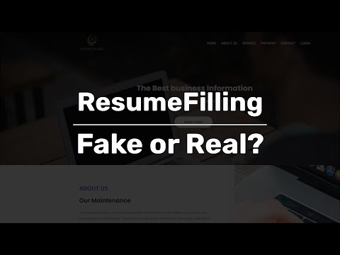 ResumeFilling.com | Fake or Real? » Fake Website Buster