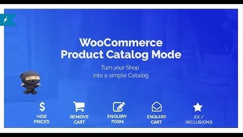 WooCommerce Product Catalog Mode & Enquiry Form