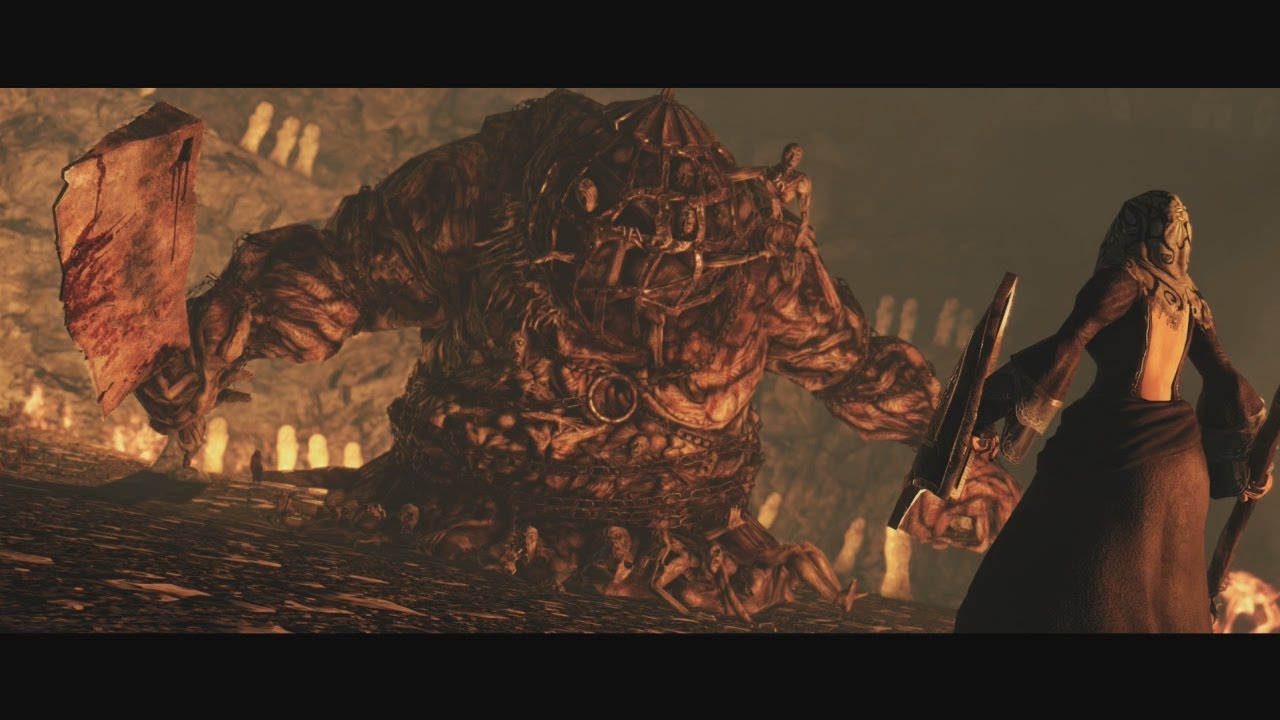Dark Souls 2 SOTFS playthrough part 15 Poison spitting statues in black ...
