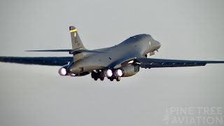 B-1b LANCER Golden Hour Departures at KRDR