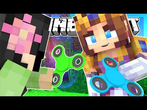 PRINCESSES WITH DEADLY FIDGET SPINNERS IN MINECRAFT BEDWARS!