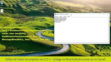 Editor de Texto Incompleto em C/C++