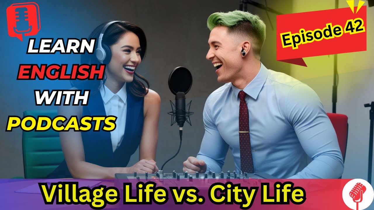 Learn English With Native Speakers Podcast | Village Life or City Life