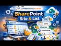 Creating SharePoint Site & List 📋 Why We Chose Team Site 👥 & Standard Template ⚙️