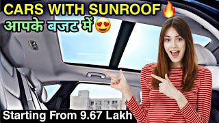 Top 5 Cheapest SunroofCars Under 10 Lakh in indiaTop 5 Affordable Sunroof Cars Under 10 Lakh 2024