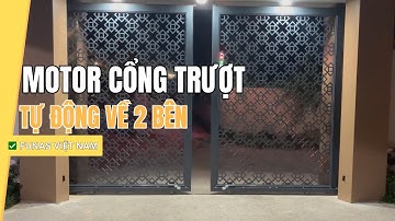 Cổng Trượt Tự Động Về 2 Bên - Cổng Tự Động Quảng Bình | ✅ Funas - Đà Nẵng