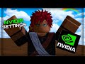 🔧 These HIDDEN Nvidia SETTINGS gain up to 5% / 10% MORE FPS & Lower latency, (ROBLOX) (2025)