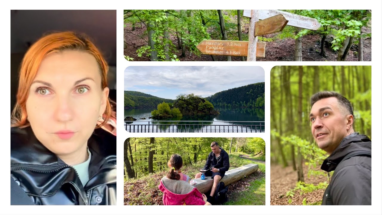 Отвёз Детей за 50км и Уехал 😳 Рискнули 🙈 Национальный Парк Айфель 🌳 Влог 13.05.2023