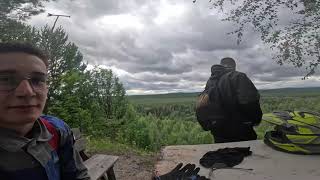 Отправились на красные горы через заброшенный аэродром!