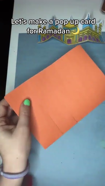 ramadan pop up card