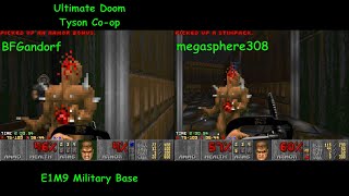 Ultimate Doom E1M9 "Military Base" Tyson Co-op in 3:26 (BFGandorf + megasphere308)