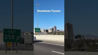 Downtown Tucson as seen from I-10 #Shorts