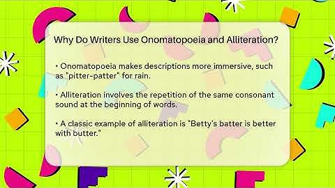 Why Do Writers Use Onomatopoeia and Alliteration? - The Prose Path