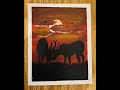 #Acrylic Easy Sunset Acrylic painting with Animals |Animals at Dawn painting |Deer acrylic painting.