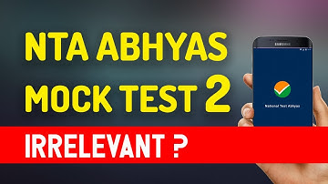 NTA Abhyas App | Mock Test 2 Analysis | Was it really Tough | JEE 2020 | Anup Sir | Mathongo