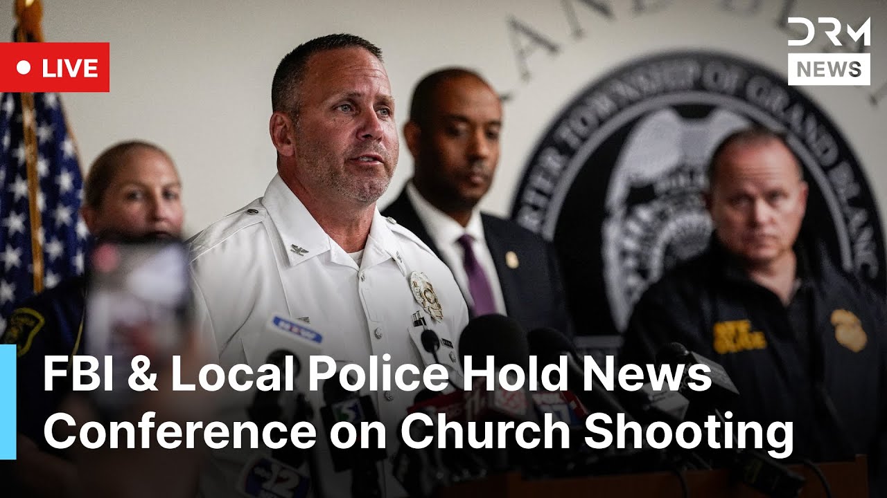 LIVE: FBI & Local Police Brief on Deadly Church Shooting in Michigan ...