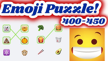 Emoji Puzzle! Game All levels 400-450 Gameplay Walkthrough (iOS-Android)