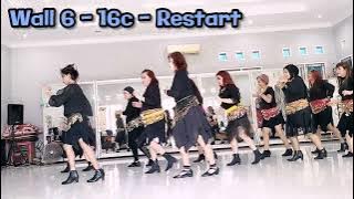 MERE SONA |Line Dance|Choreo by Andrico Yusran (INA)| Maret 2022