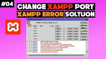 How To Solve Port 80 & Sort 443 Errors in XAMPP Server - Change XAMPP Port 80