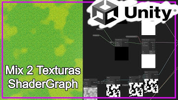 como Mezclar 2 TeXTURAS con SHADER GRAPH unity 3D tutorial