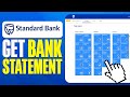 How To Get Bank Statement On Standard Bank App (2024)