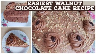Walnut chocolate cake recipe
