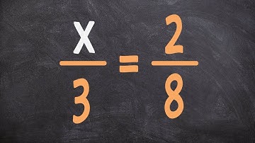 How to solve a simple proportion