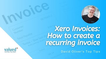 Xero invoices: How to create a recurring invoice