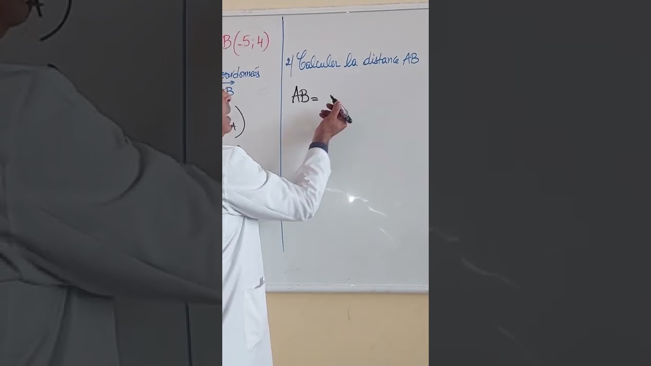 Repère dans le plan- Coordonnées d'un vecteur-la distance-  Coordonnées du milieu d'un segment 3APIC