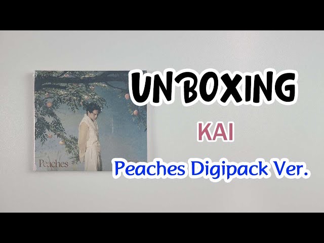 EXO KAI Peaches 2nd Mini Album Digipack Ver. Unboxing - YouTube