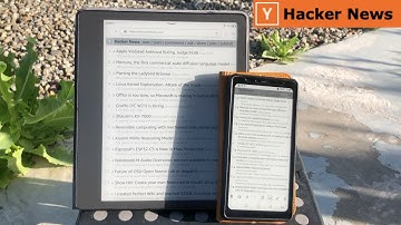 Hacker News on eInk