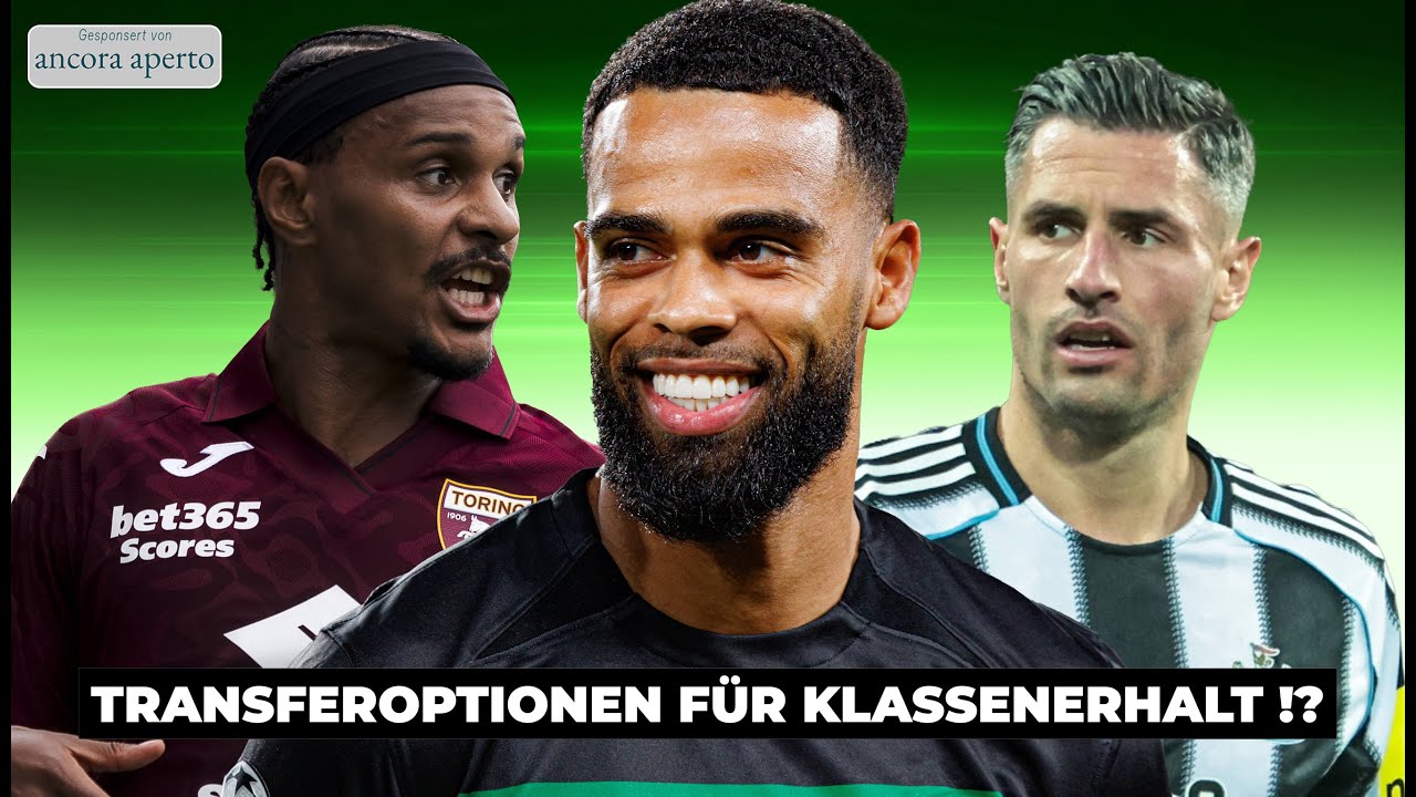 XXL-Aufgabenliste von Rouven Schröder! 🔥 Mit diesen Transfers hält Gladbach die Klasse! ⚫⚪🟢