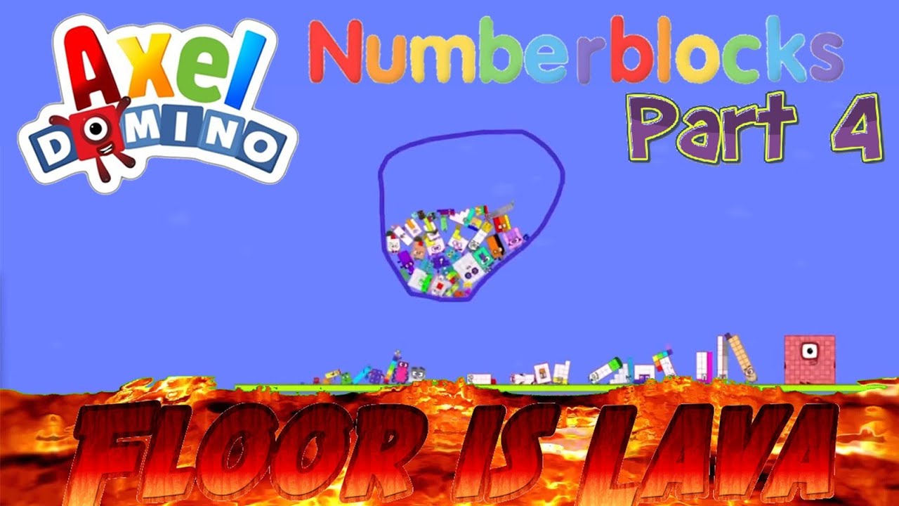 Numberblocks Floor is Lava part4 YouTube