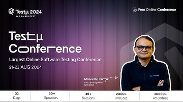 Getting Ready for TestMu 2024: A Sneak Peek by Maneesh  | LambdaTest