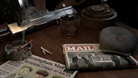 the Peaky Blinders 3D scene