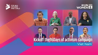 26 Ambassadors and UN heads of agencies in Viet Nam to kickoff the 16Days of activism campaign