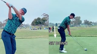 Justin Rose Preshot drill - Flattening Club