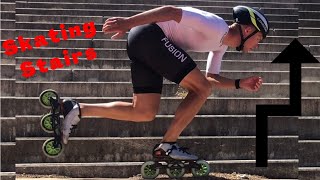 Skating on stairs! - Destroy your comfort zone on rollerskates