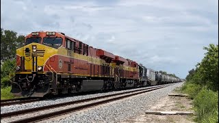 FEC 103 @ MP232.95 w/ Horn Salute & GP38-2 510 Trailing 12:16 PM