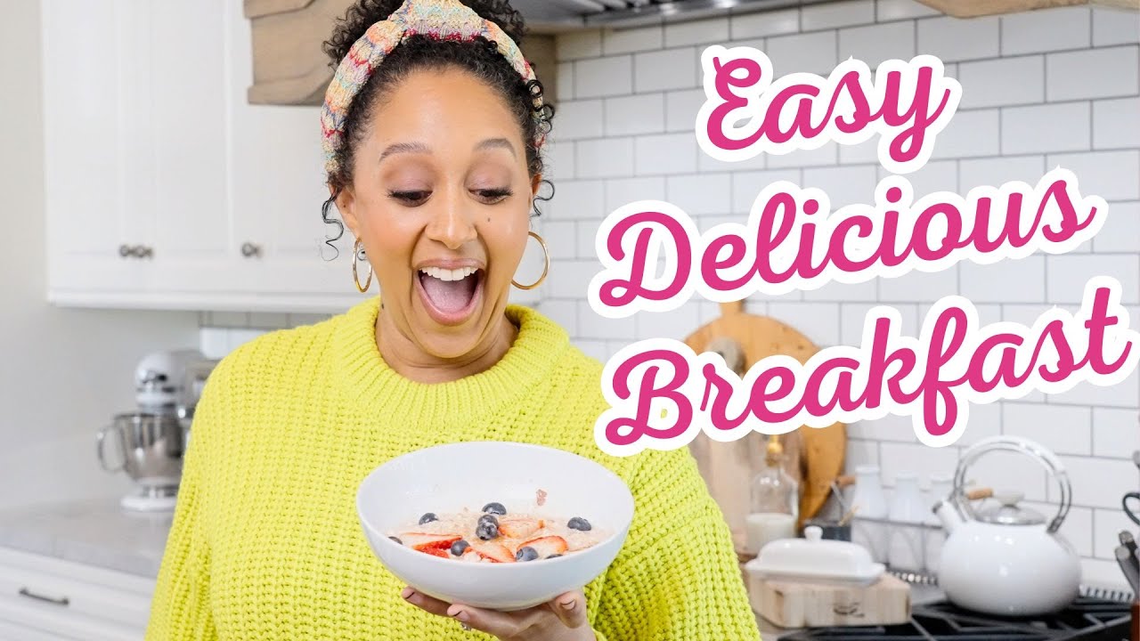 Tamera Mowry Housley Makes Overnight Oats The Housley Life YouTube