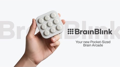 BrainBlink is er! De eerste arcadekast voor in je zak, speciaal gemaakt voor je hersenen.