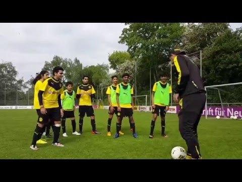 2016-05-19 PIFA ‪Mumbai‬ in ‪Germany‬ Part II - BVB Evonik Fußballschule